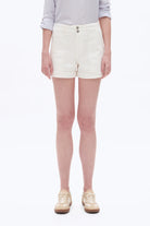 Bayeas High Rise Cuffed Denim Shorts
