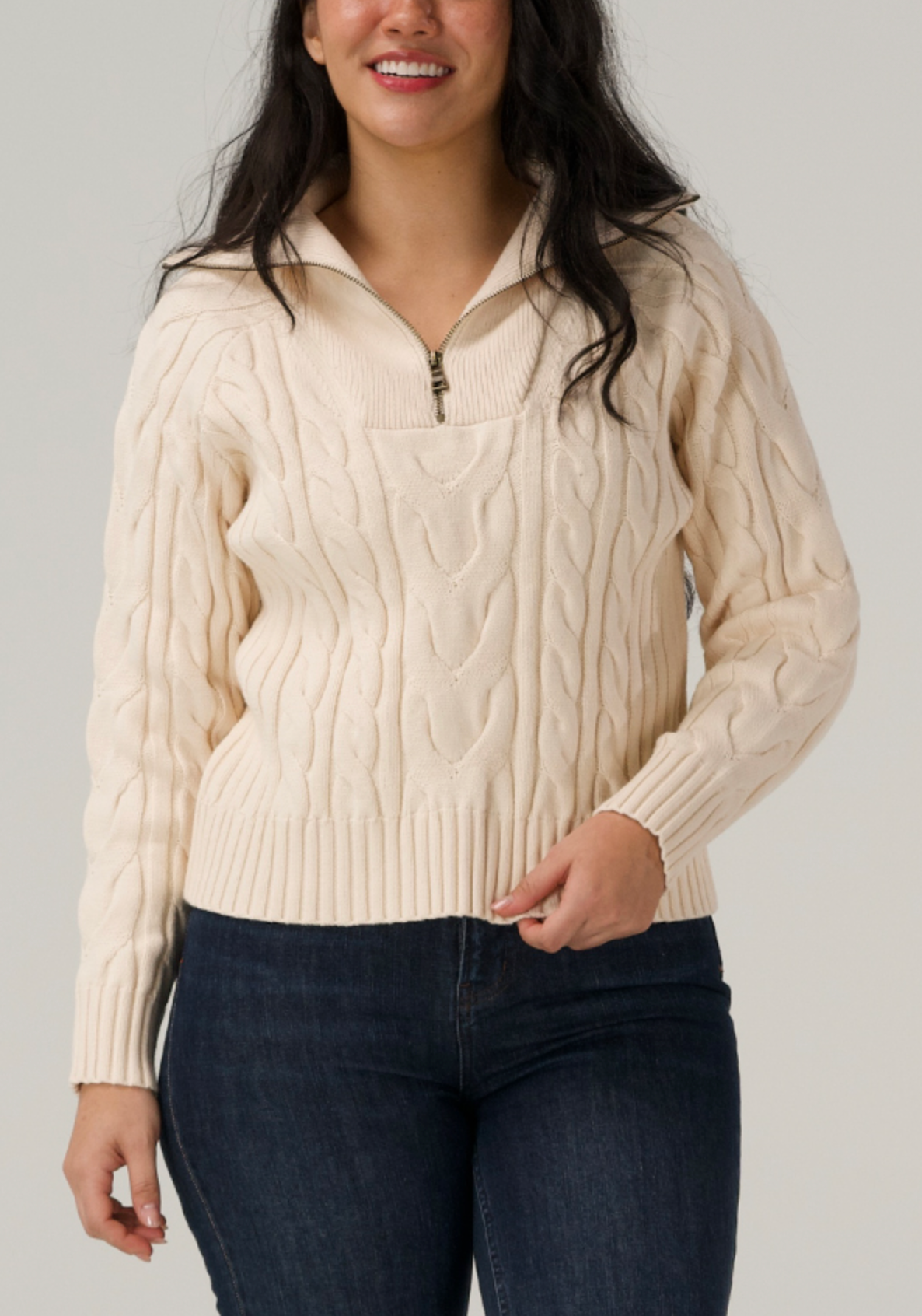 Lola Everyday Quarter Zip front