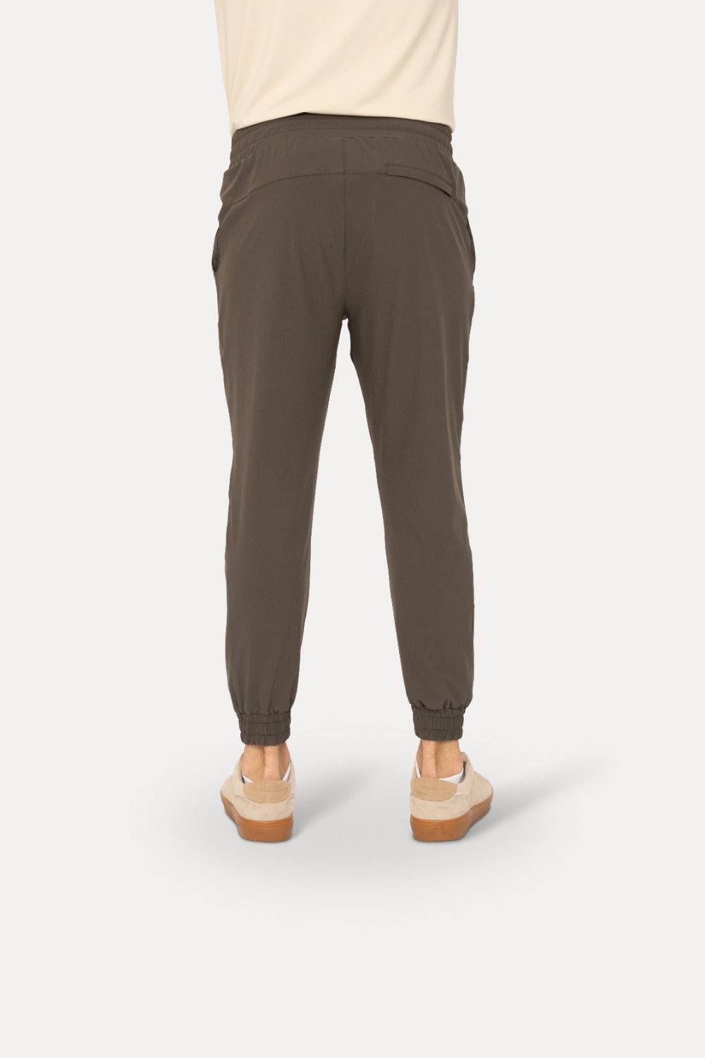 Men’s Olive Joggers – Stretch Nylon Performance Fit