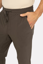 Men’s Olive Joggers – Stretch Nylon Performance Fit