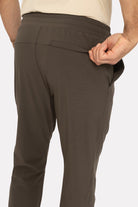 Men’s Olive Joggers – Stretch Nylon Performance Fit