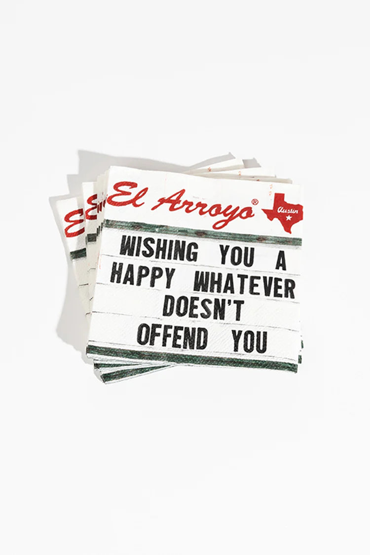 Cocktail Napkins - Happy Whatever