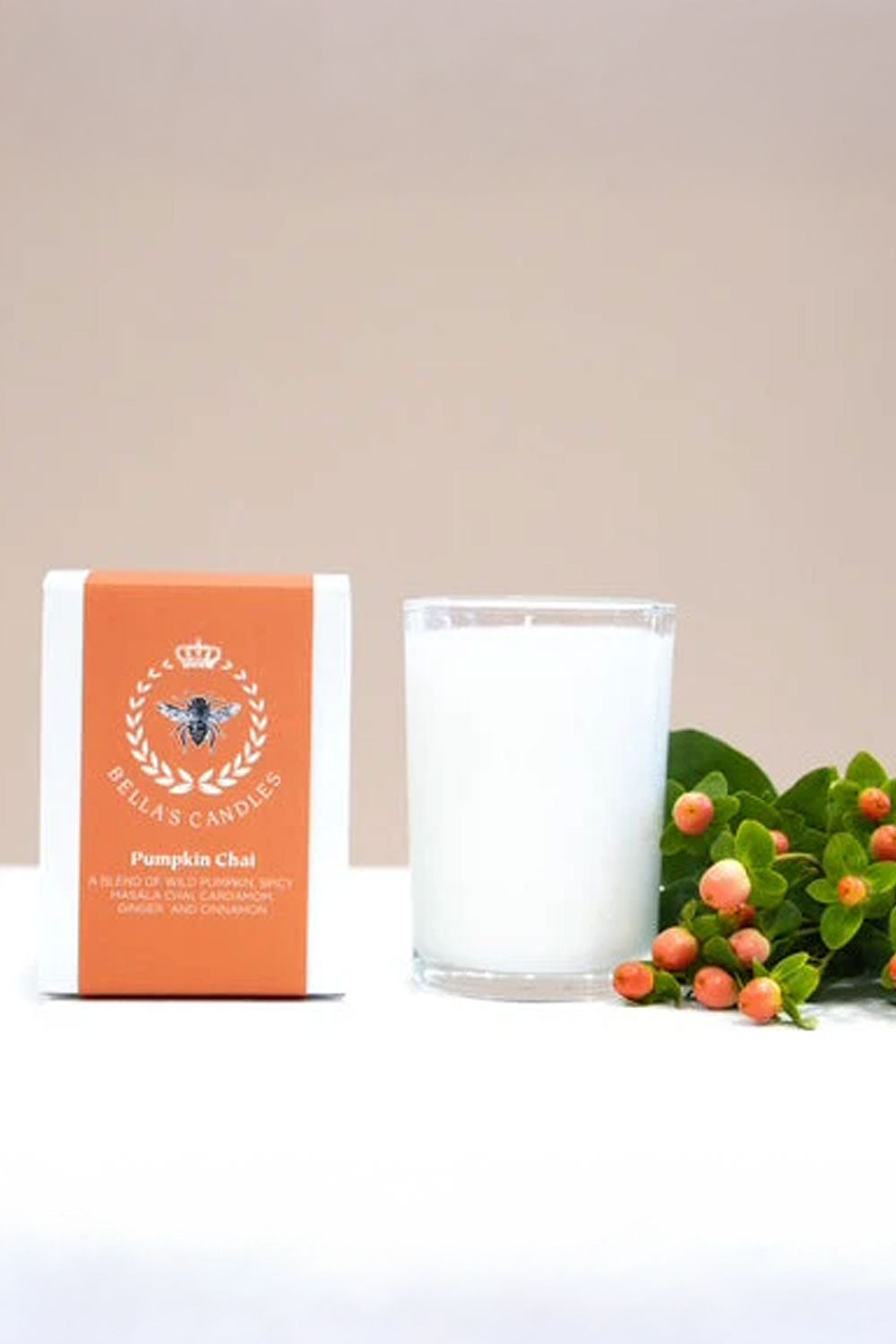 Bella's Pumpkin Chai Candle – 9oz