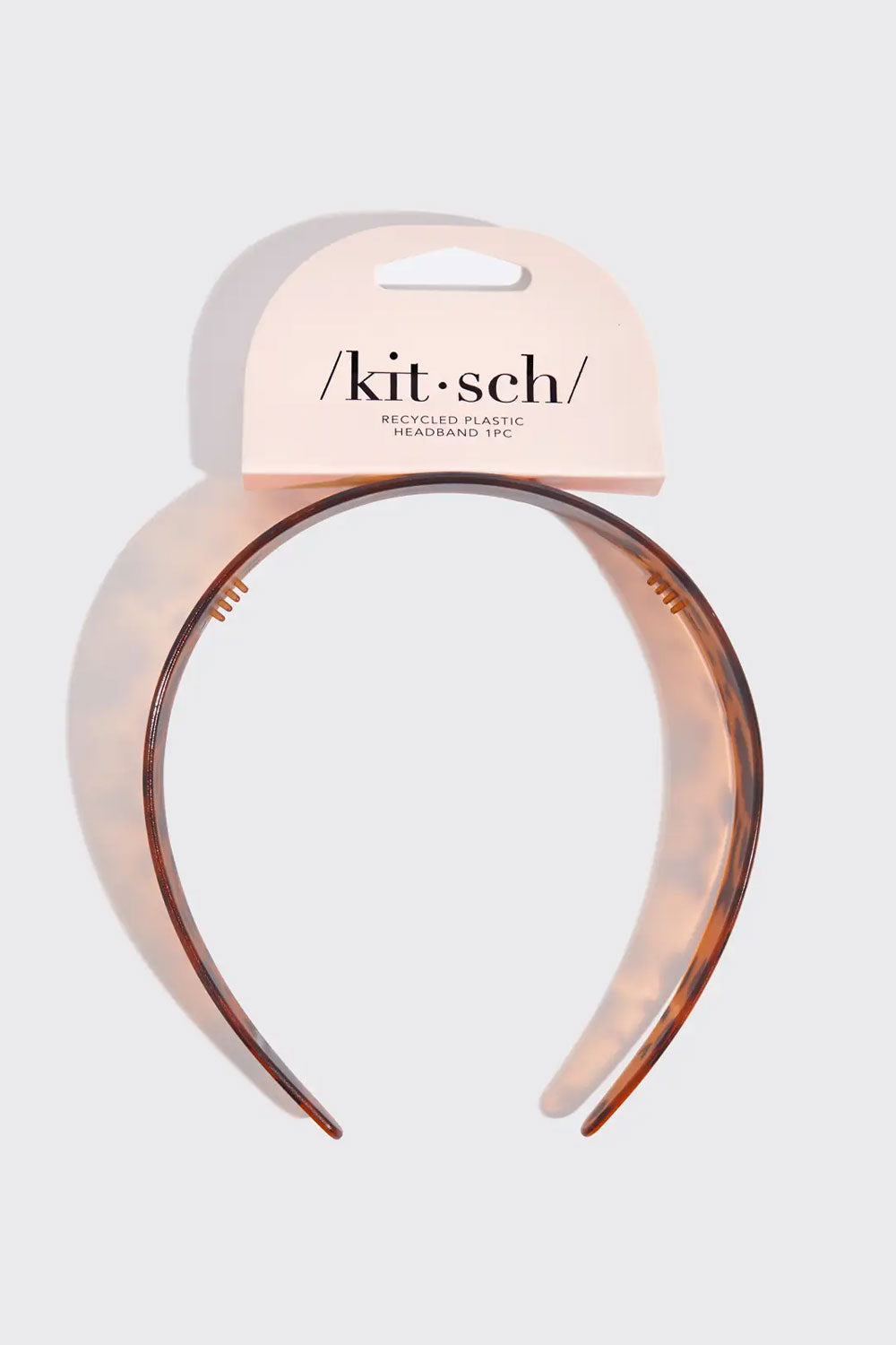 Kitsch Recycled Plastic Wide Headband – Tortoise