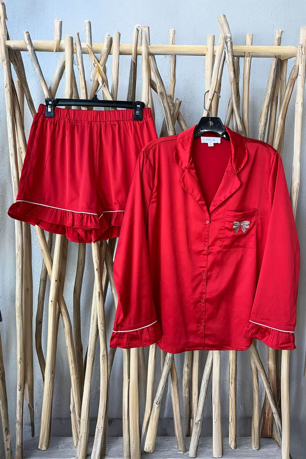 Red_Satin_PJ_Set_peach_love