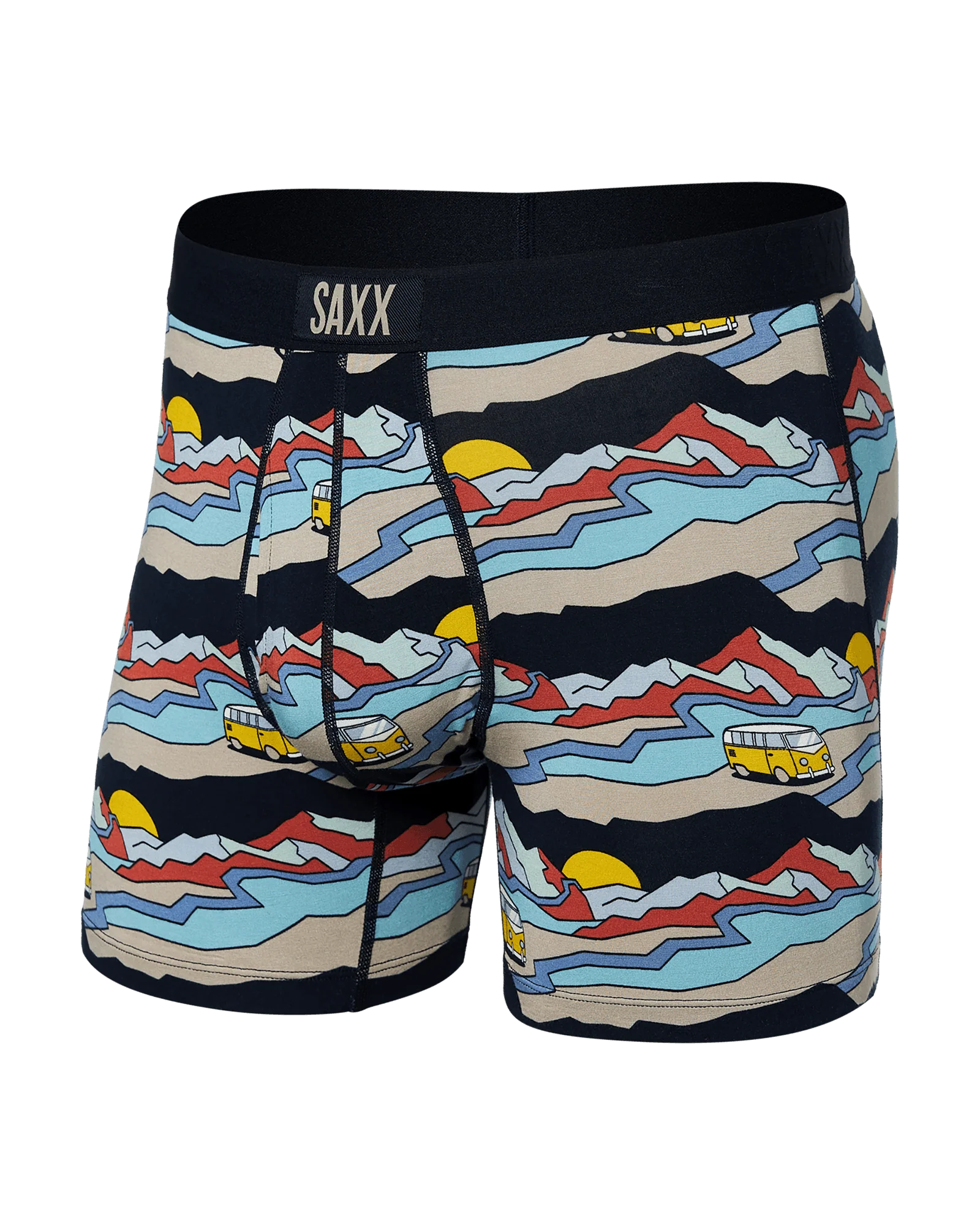 SAXX Ultra Super Soft Boxer Brief with Fly – 2-Pack Cabin Fever – Multi