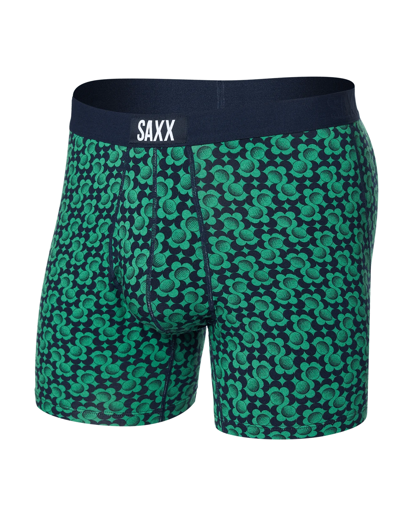 SAXX Ultra Super Soft Boxer Briefs with Fly Fab Fresh Balls- Maritime