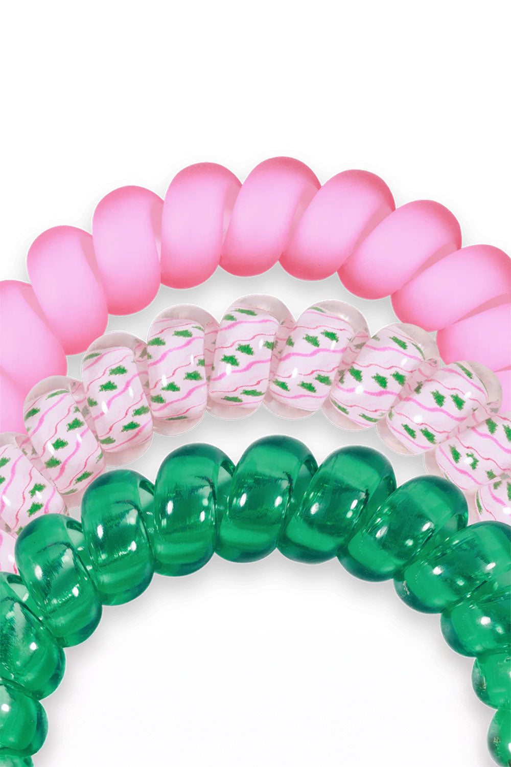 Teleties Merry Pinkmas Hair Ties Large