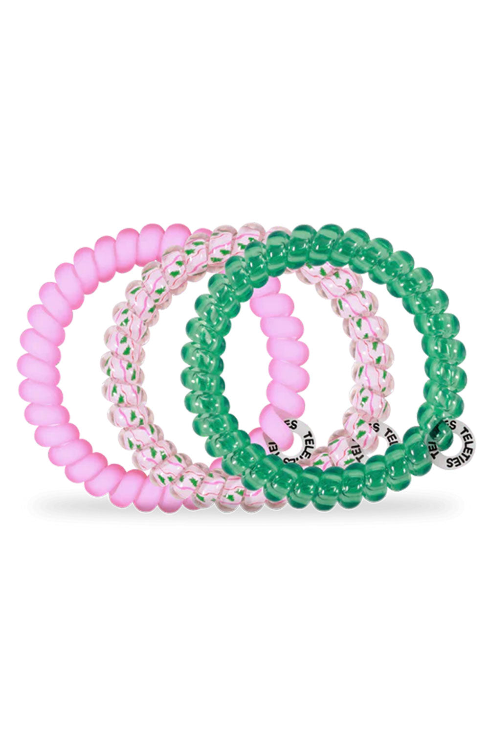 Teleties Merry Pinkmas Hair Ties Small