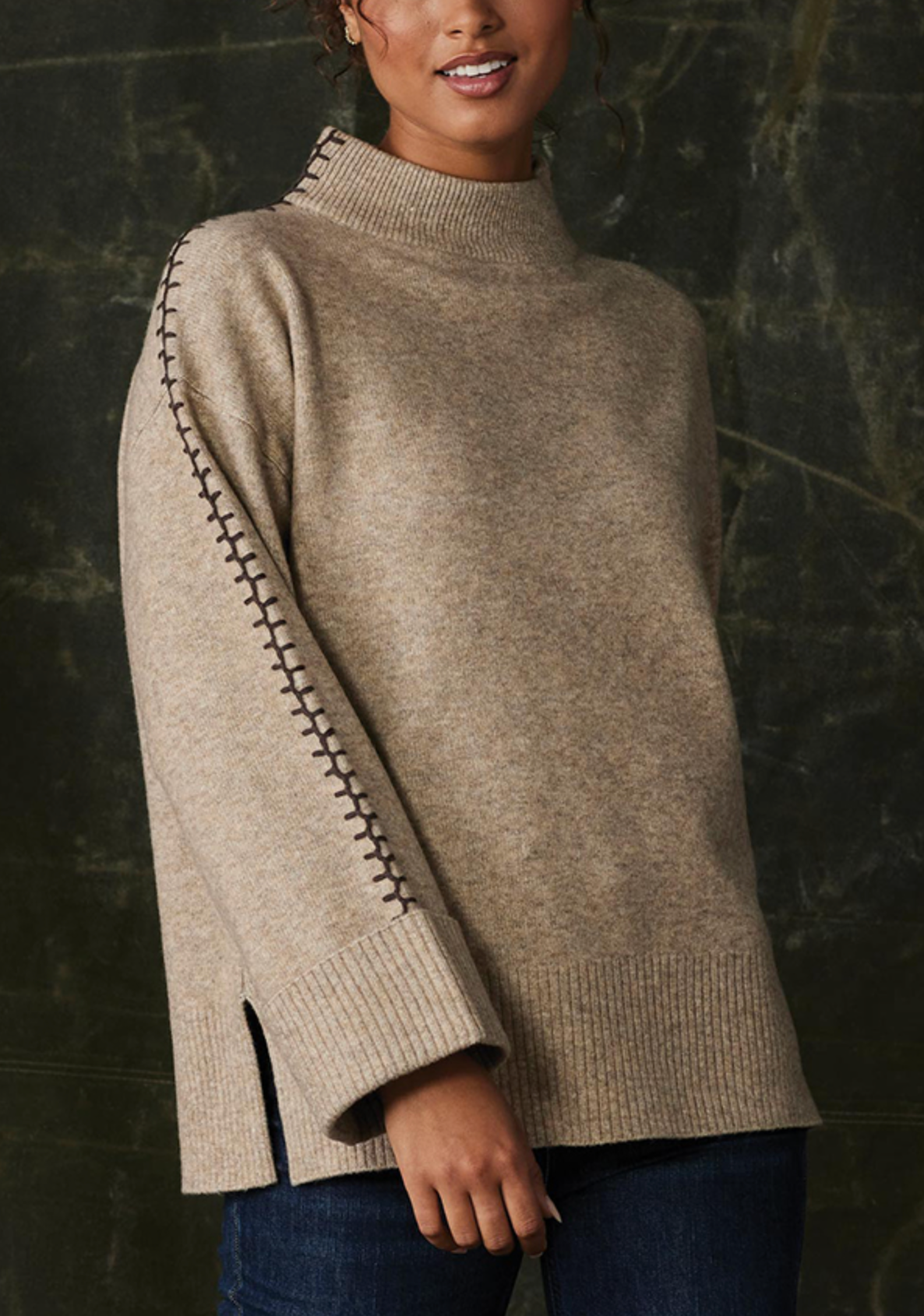 The Normal Brand Craft Stitch Sweater