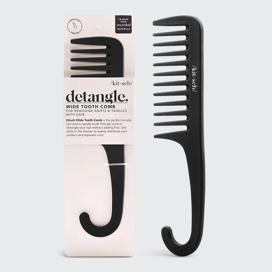 Wide Tooth Comb Recycled Plastic