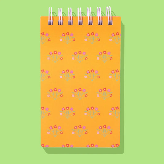 Small Floral Spiral Notebook