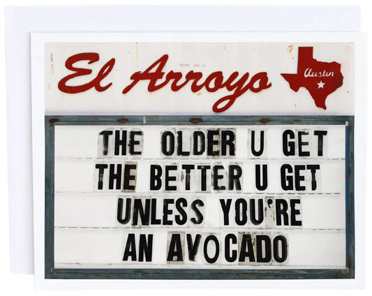 Avocado Birthday Card