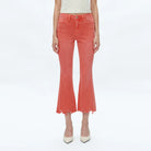 Bayeas Alice Mid Rise Crop Flare Jeans 