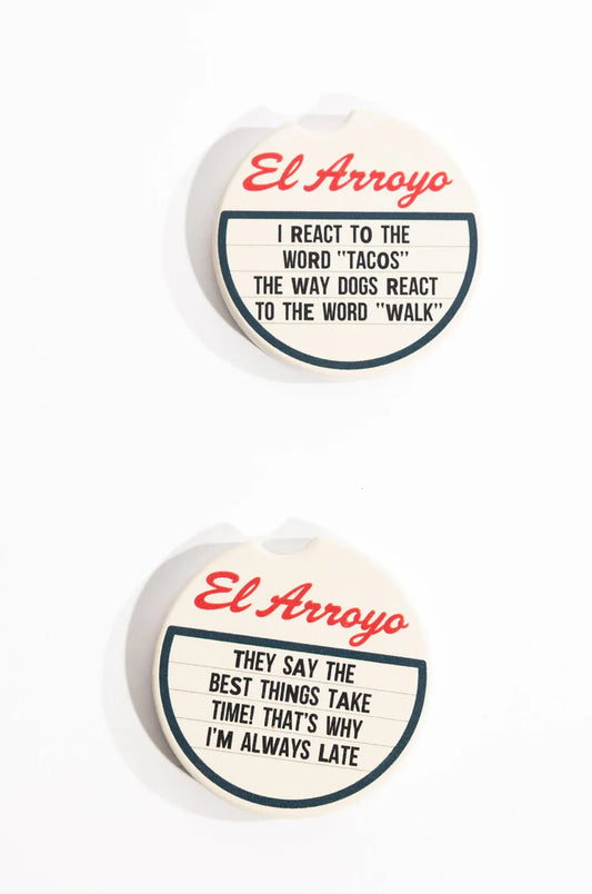 Always Late Car Coaster Set