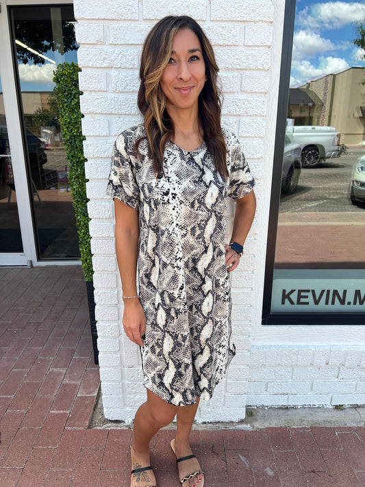 Snakeskin Dress