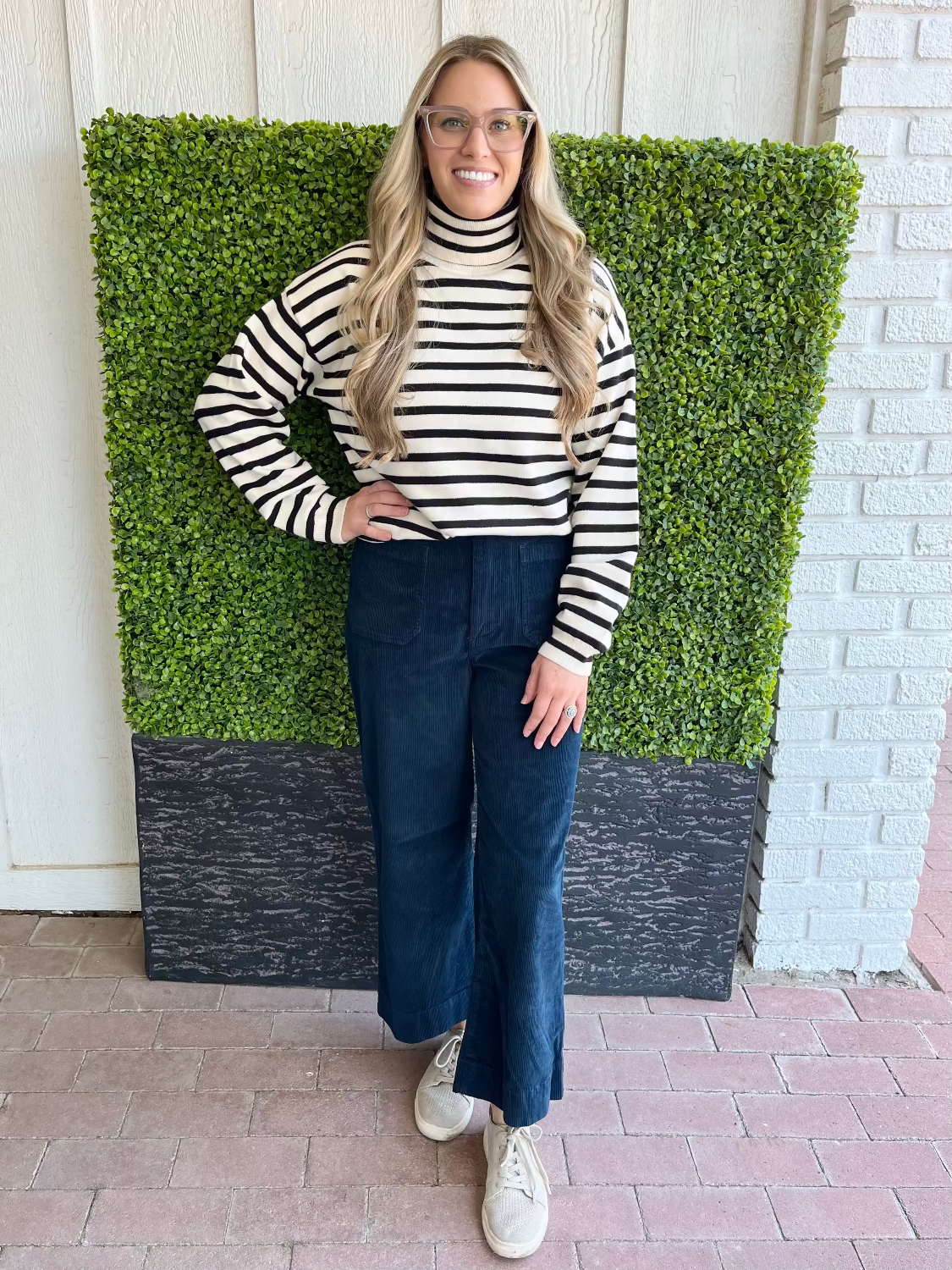 Cropped Wide Leg Utility Pants – Deep Cobalt