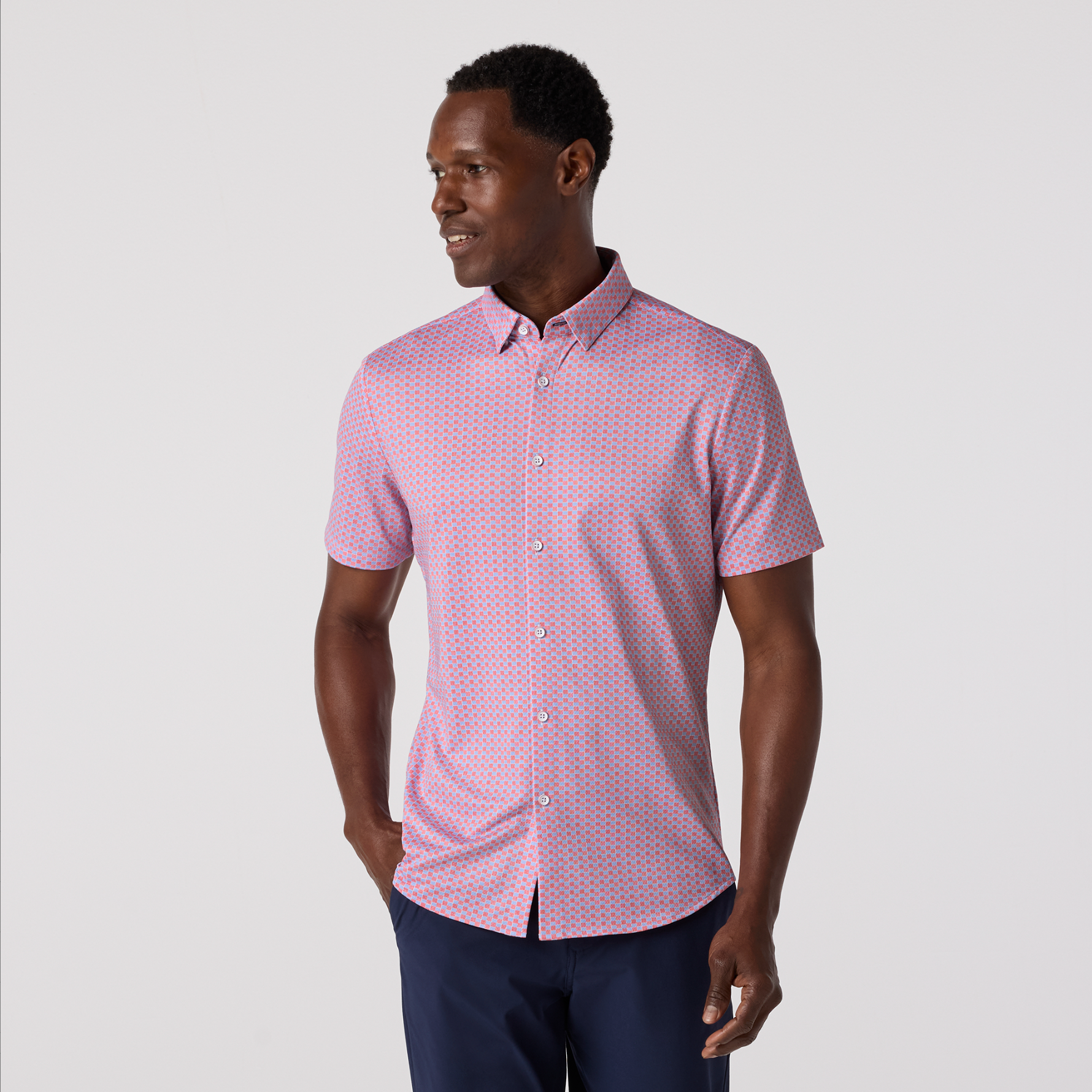 Halyard SS Dress Shirt pink