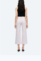 High-Waisted Stretch Wide Leg Jeans – Light Wash 