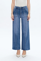 Jess High Rise Relaxed Straight Denim Jeans