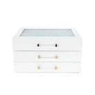 Kendall 3 Clear Lid Jewelry Box