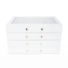 Kendall 4 Clear Lid Jewelry Box