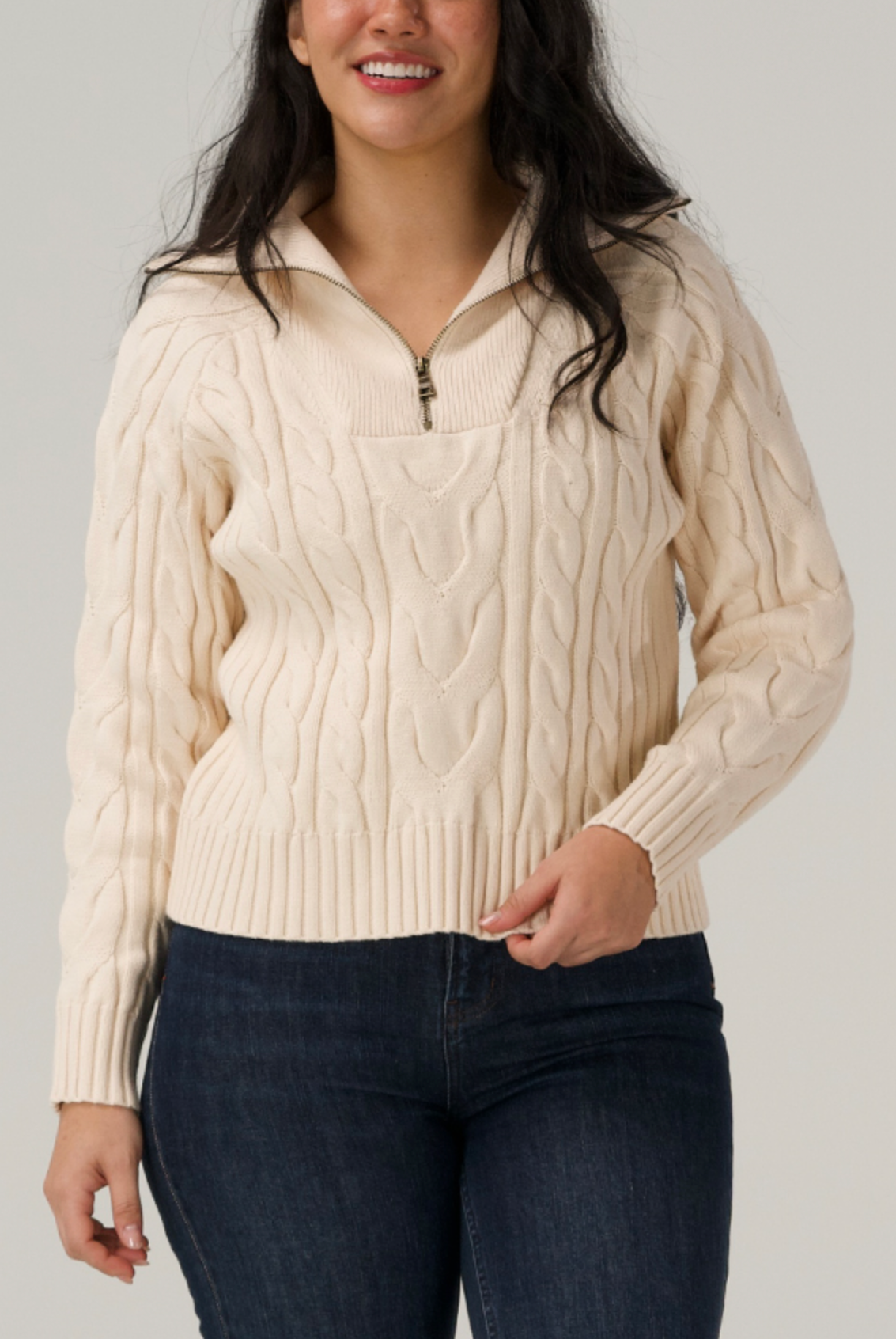 Lola Everyday Quarter Zip front