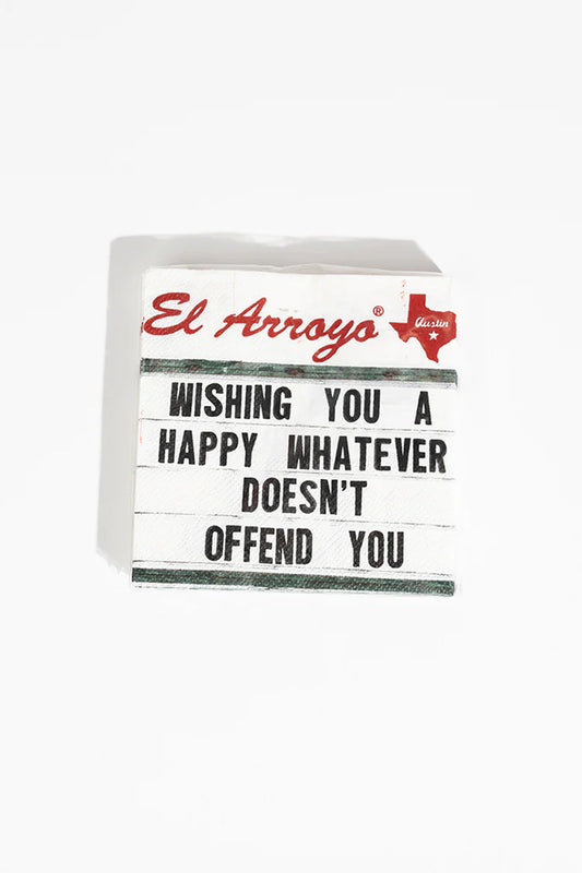 Cocktail Napkins - Happy Whatever