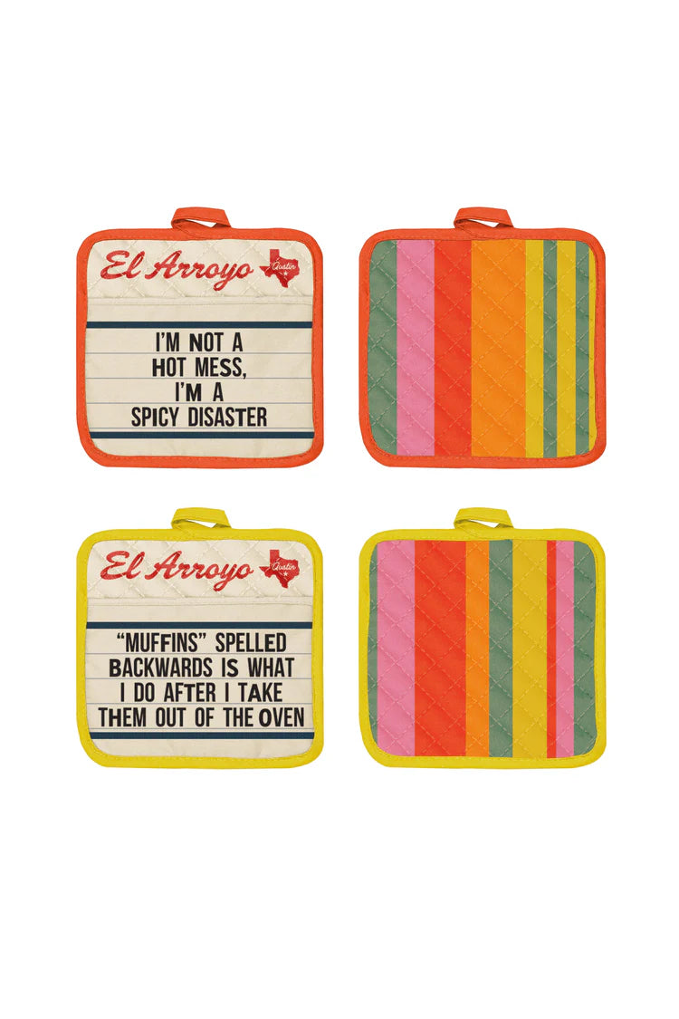 Spicy Disaster- Marquee Pot Holders