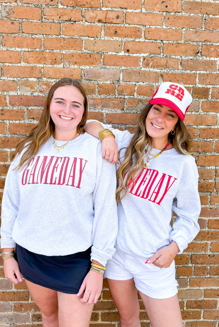 Red Game Day Crewneck