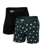 SAXX Ultra Super Soft Boxer Briefs with Fly – 2-Pack Getta Watt – Windowpane