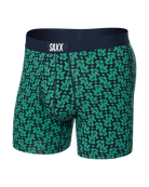 SAXX Ultra Super Soft Boxer Briefs with Fly Fab Fresh Balls- Maritime