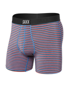 SAXX Ultra Super Soft Boxer Briefs with Fly  Microstripe-coralpop