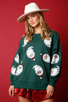 Santa Sequin Pull Over 