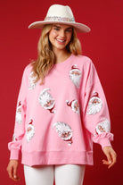 Santa Sequin Pull Over 