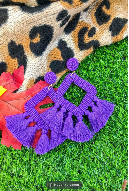 Ellie Fringe Drop Earrings