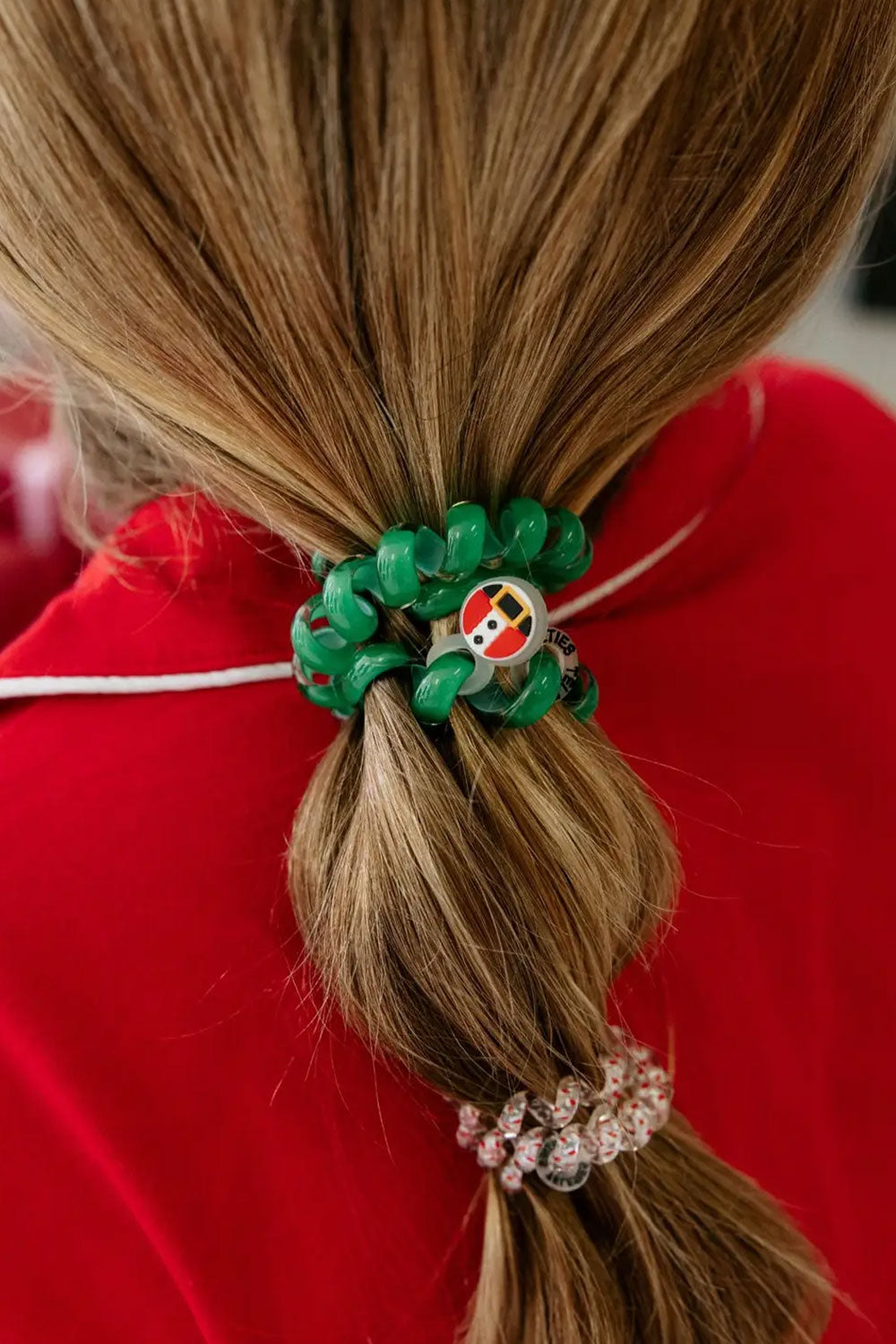 Teleties Secret Santa Hair Ties (Holiday Edition) Large