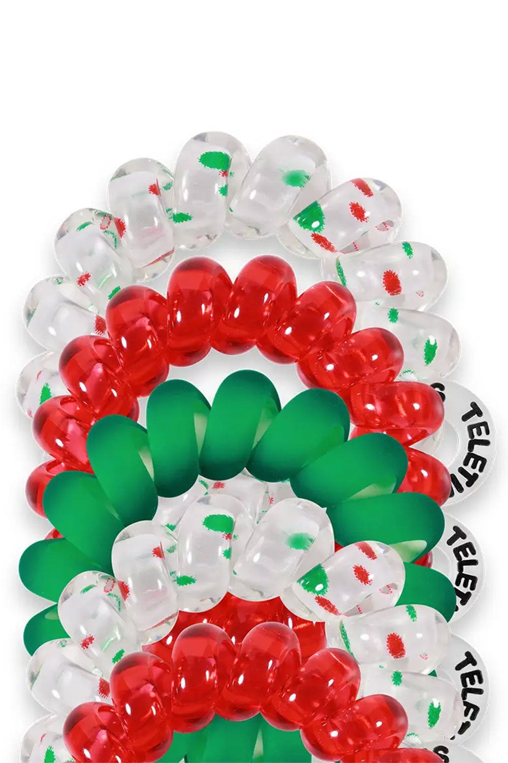 Teleties Secret Santa Hair Ties (Holiday Edition) Tiny