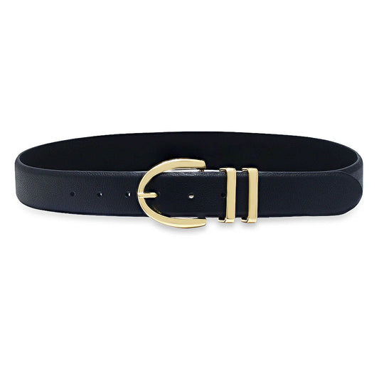 Palisades Belt - Black/Gold