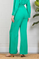 Taelynn Kelly Green Wide Leg Pants 