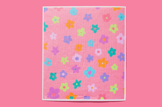 Biodegraable Dish Cloth - Happy Flowers