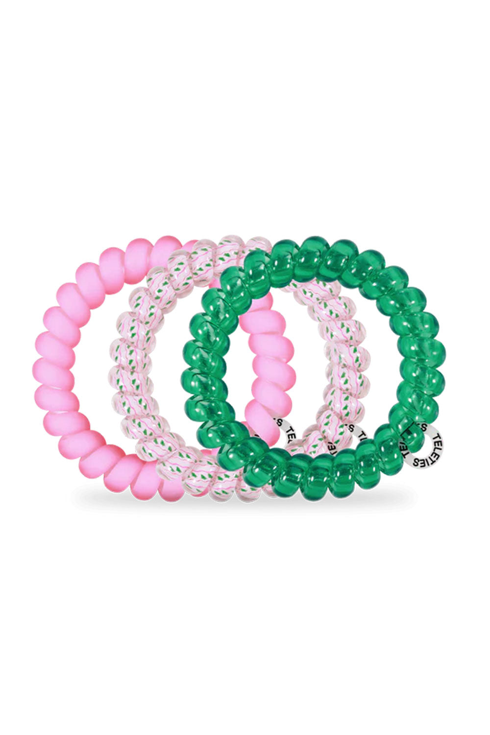 Teleties Merry Pinkmas Hair Ties Large 