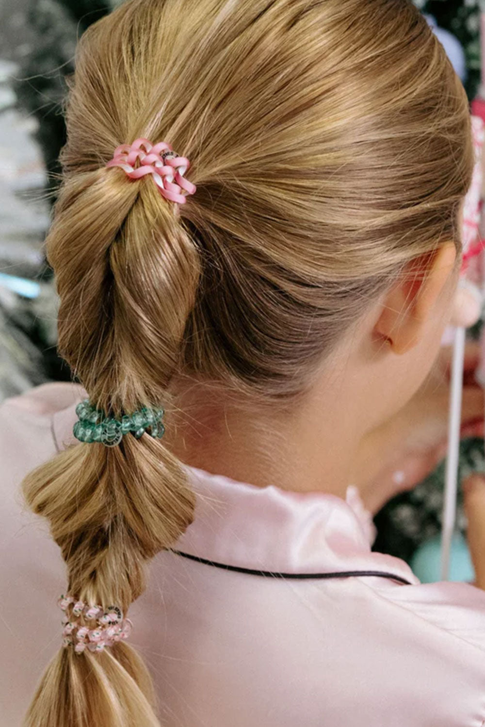 Teleties Merry Pinkmas Hair Ties Small 