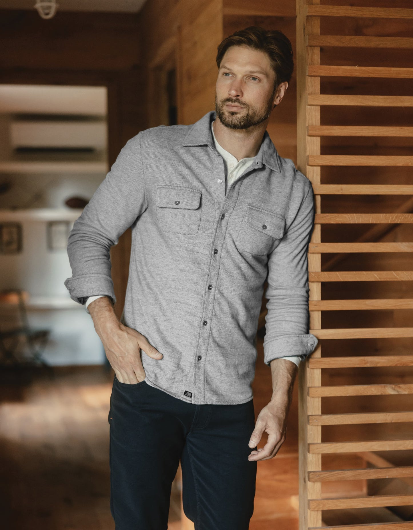 Textured Knit Shirt The Normal Brand