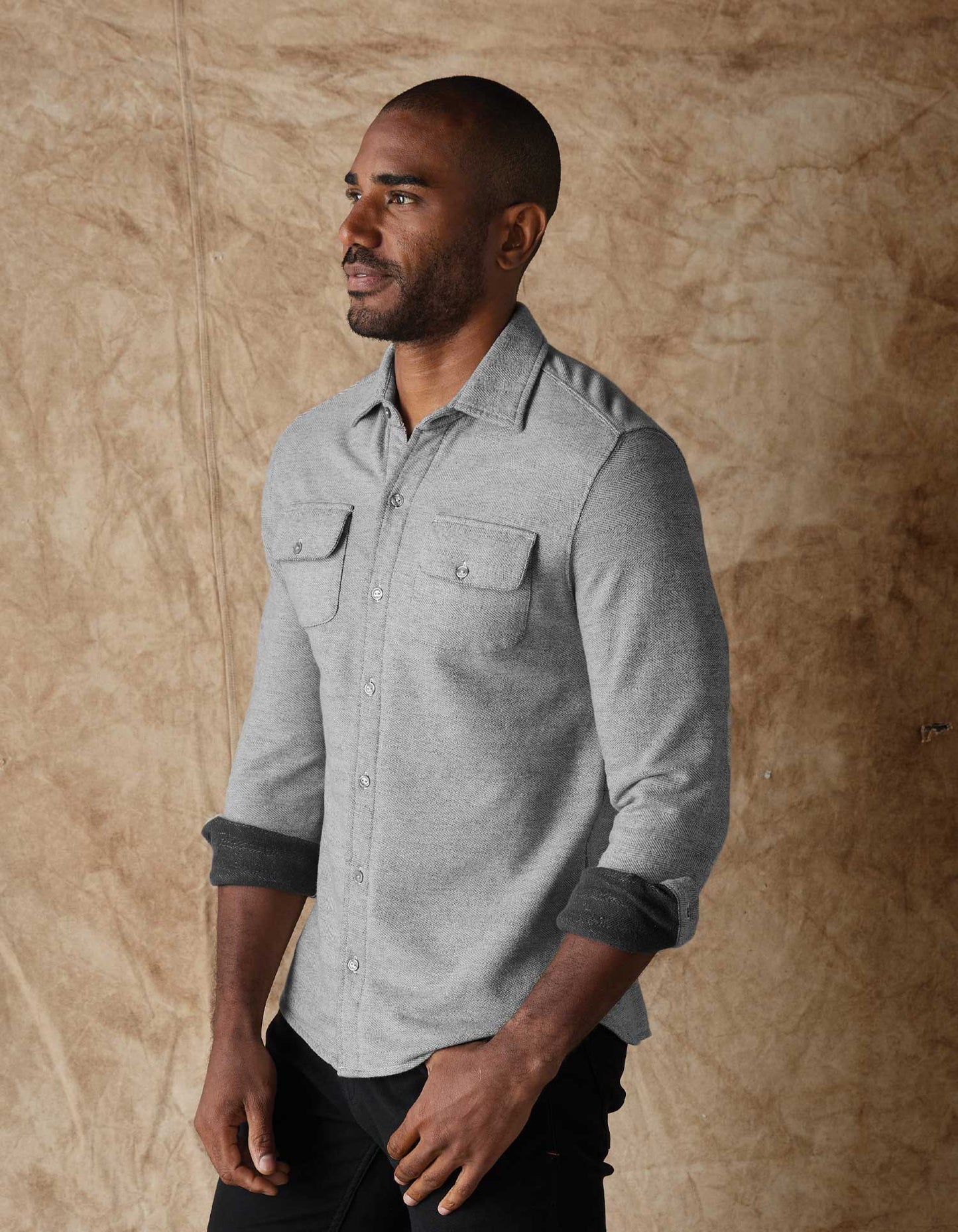 Textured Knit Shirt The Normal Brand 