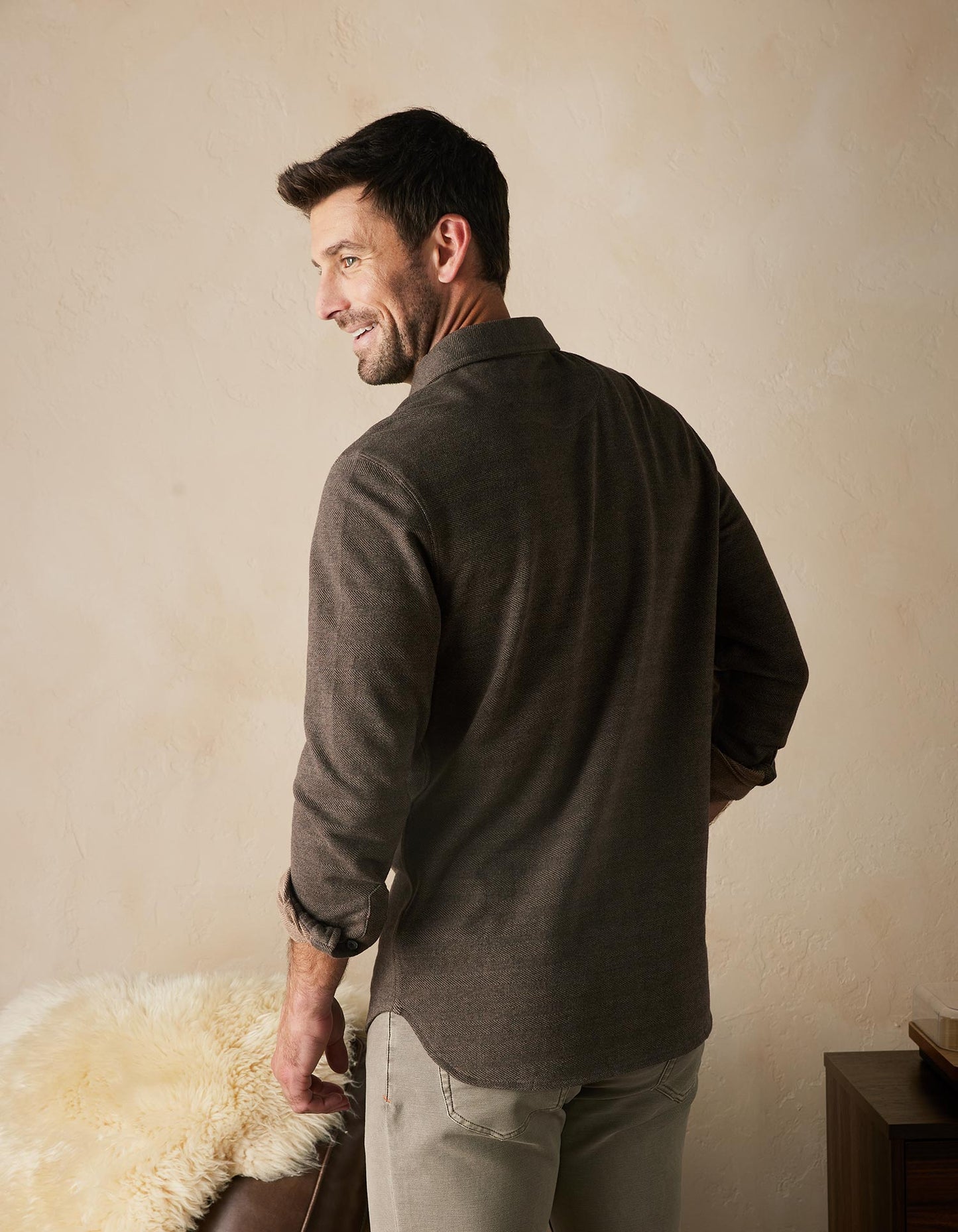 Textured Knit Shirt The Normal Brand 