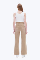 Utility Patch Pocket High-Rise Wide Leg Jeans 
