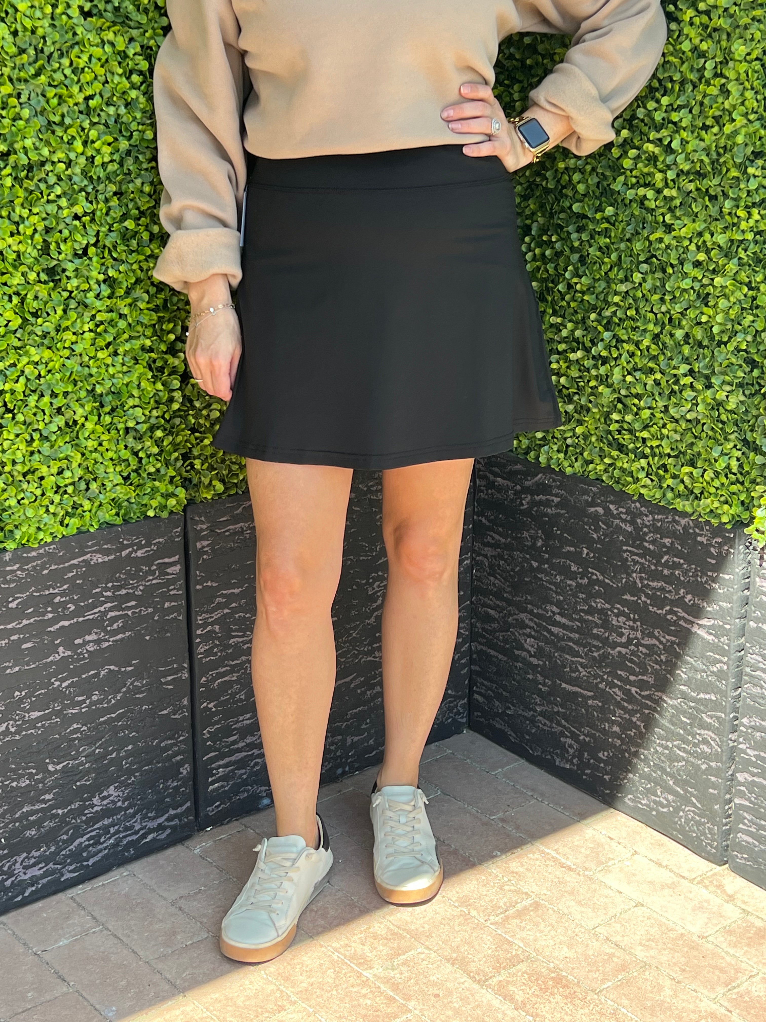 Well Played Tennis Skort – Black