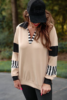 Wesley Luxe Color Block Top 