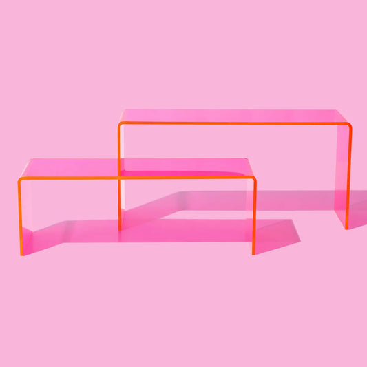 2 Piece Acrylic Riser Set